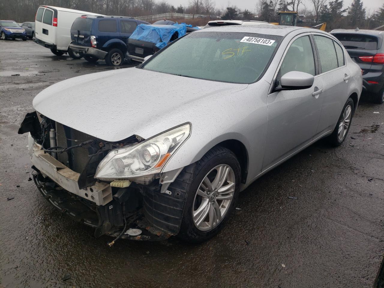2012 INFINITI G25 VIN JN1DV6AR5CM860432 photo 1
