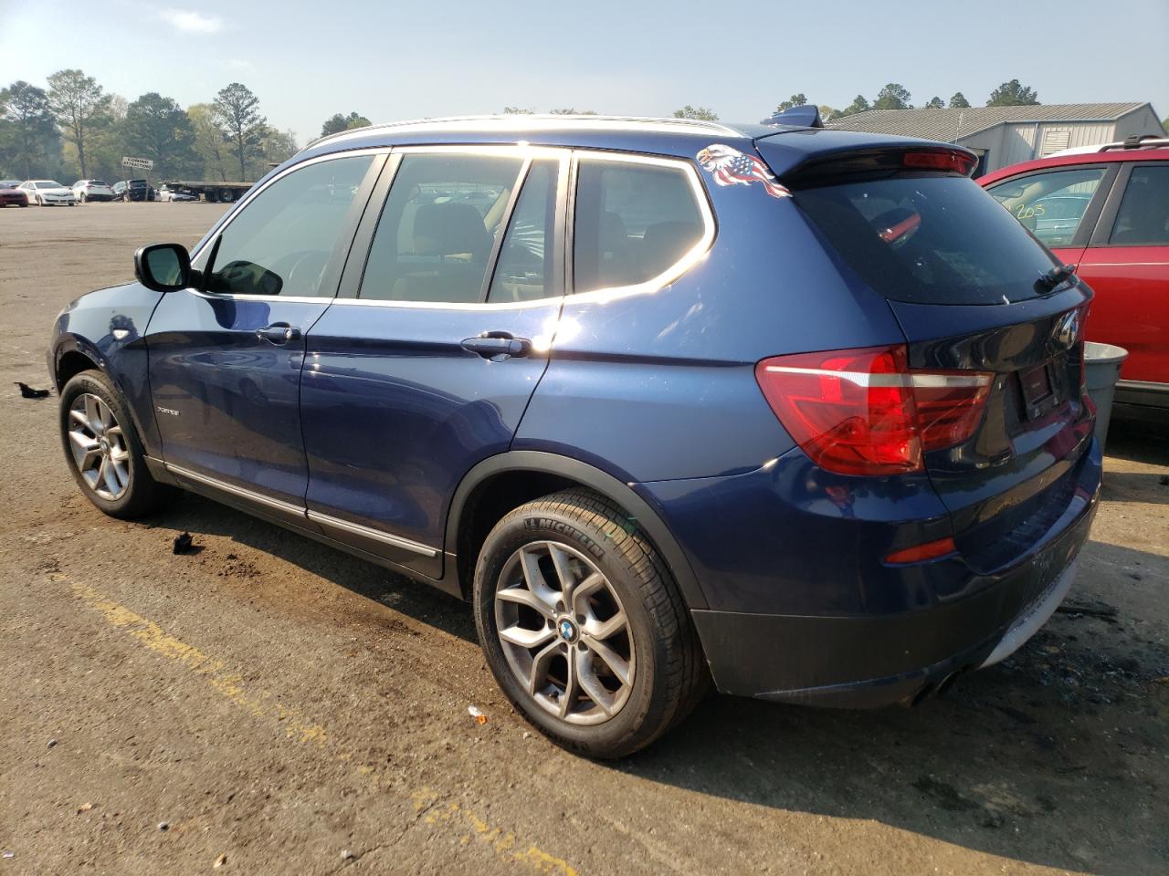 2014 BMW X3 VIN 5UXWX9C51E0D23032 photo 2