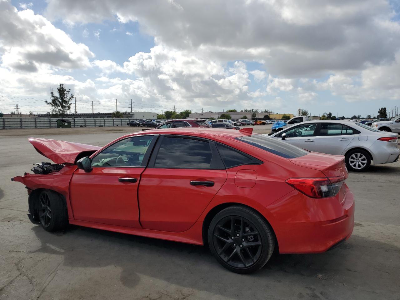 2022 HONDA Civic VIN 2HGFE2F5XNH571445 photo 2