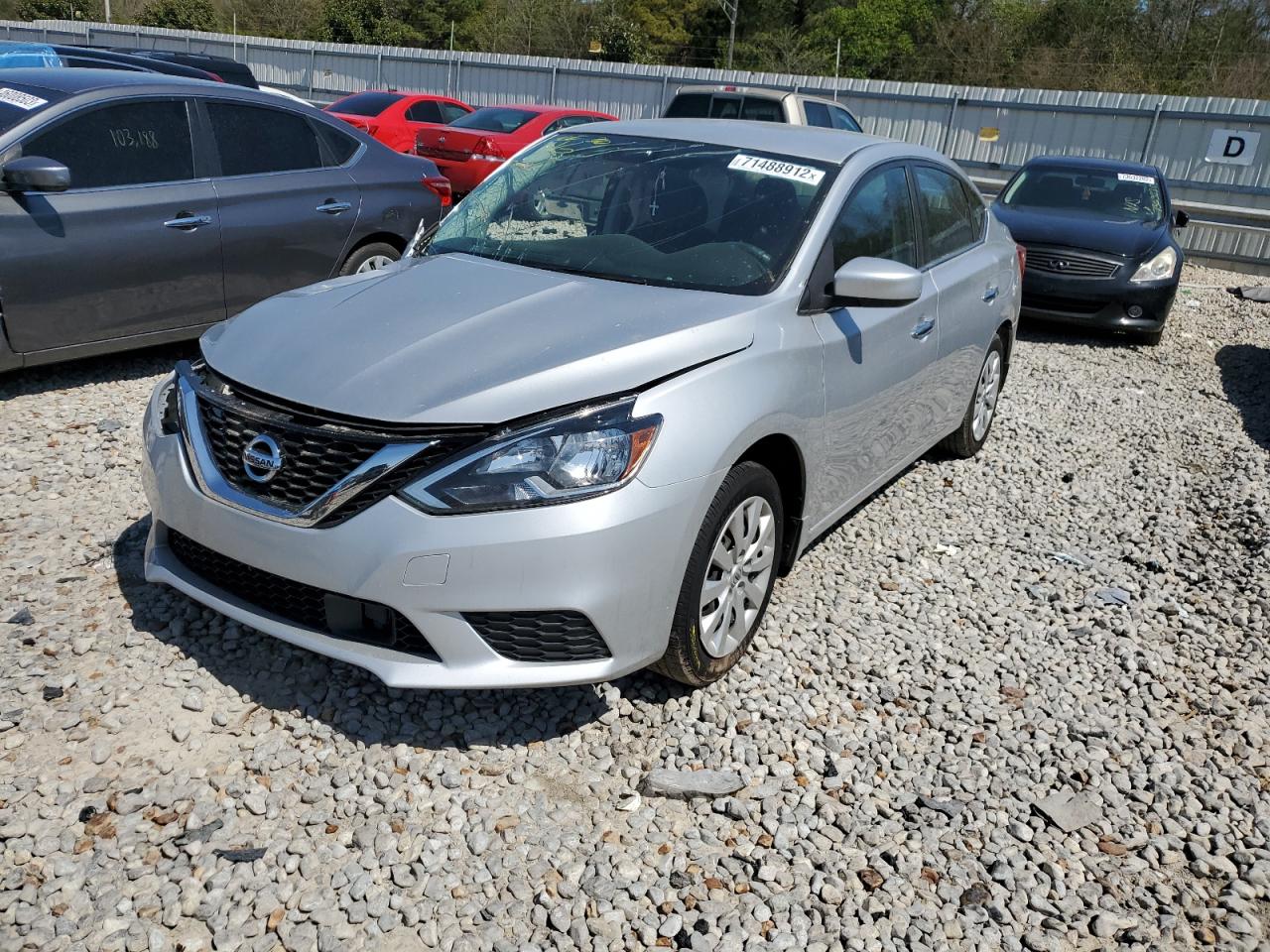 2019 NISSAN Sentra VIN 3N1AB7AP7KY346884 photo 1