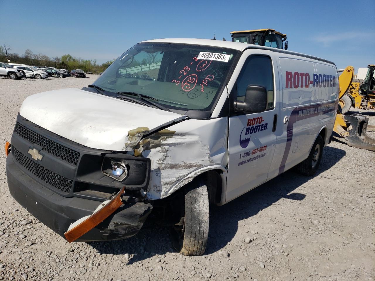 2012 CHEVROLET Express 2500 VIN 1GCWGFCA0C1181399 photo 1