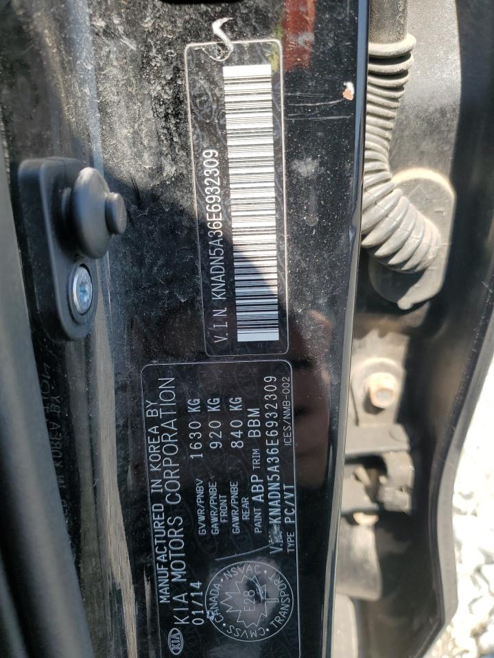2014 KIA Rio ex VIN KNADN5A36E6932309 photo 12