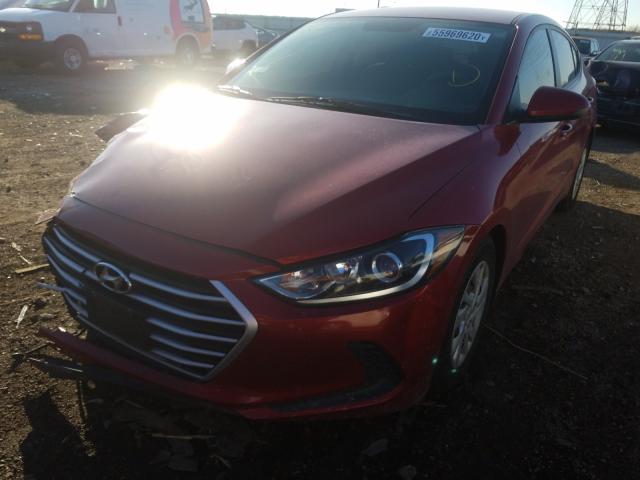 2017 Hyundai Elantra VIN 5NPD74LF7HH126052 photo 2