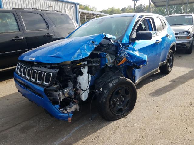 2019 Jeep Compass VIN 3C4NJDAB1KT689658 photo 2