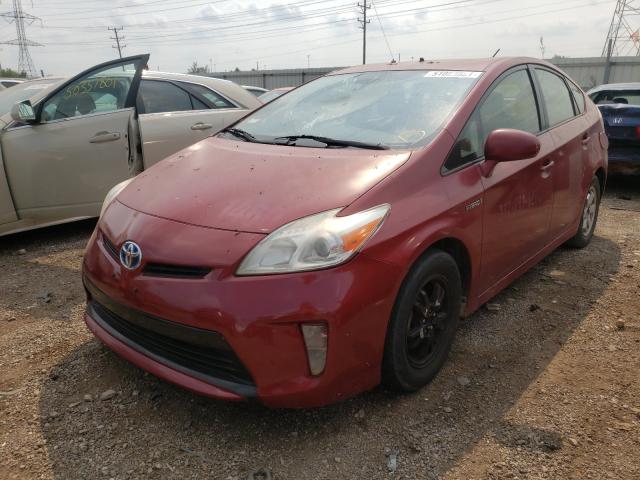 2014 TOYOTA Prius VIN JTDKN3DU8E1737019 photo 2