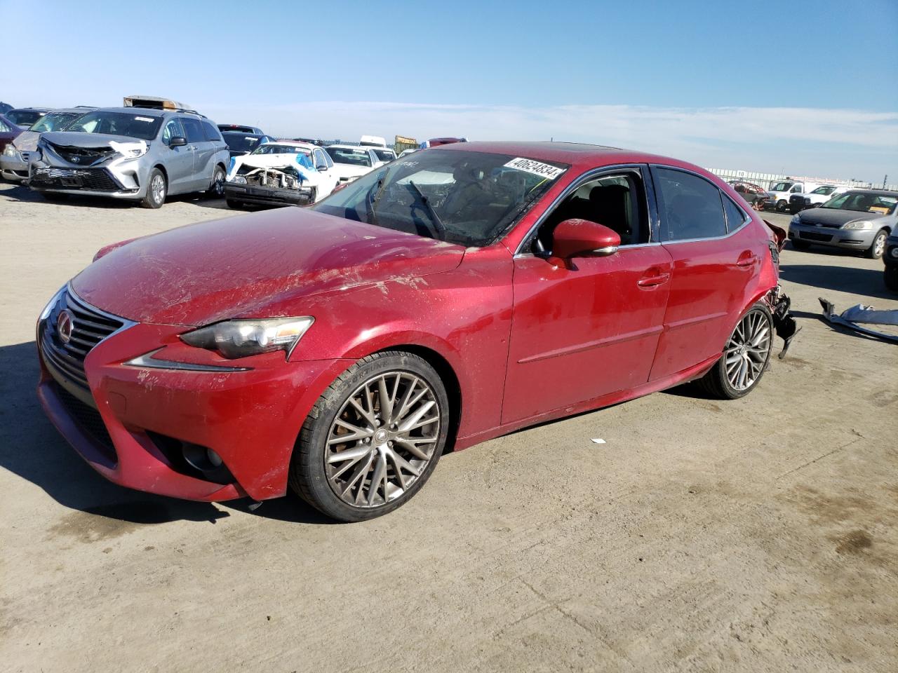 2014 LEXUS Is VIN JTHCF1D27E5004360 photo 1