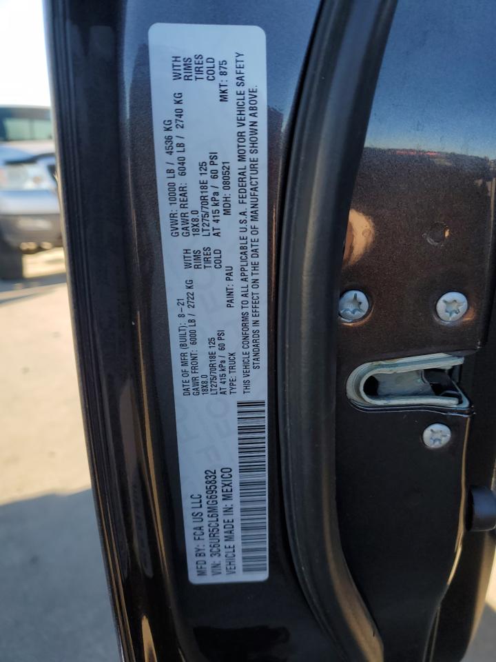 2021 Ram 2500 VIN 3C6UR5CL6MG695832 photo 12