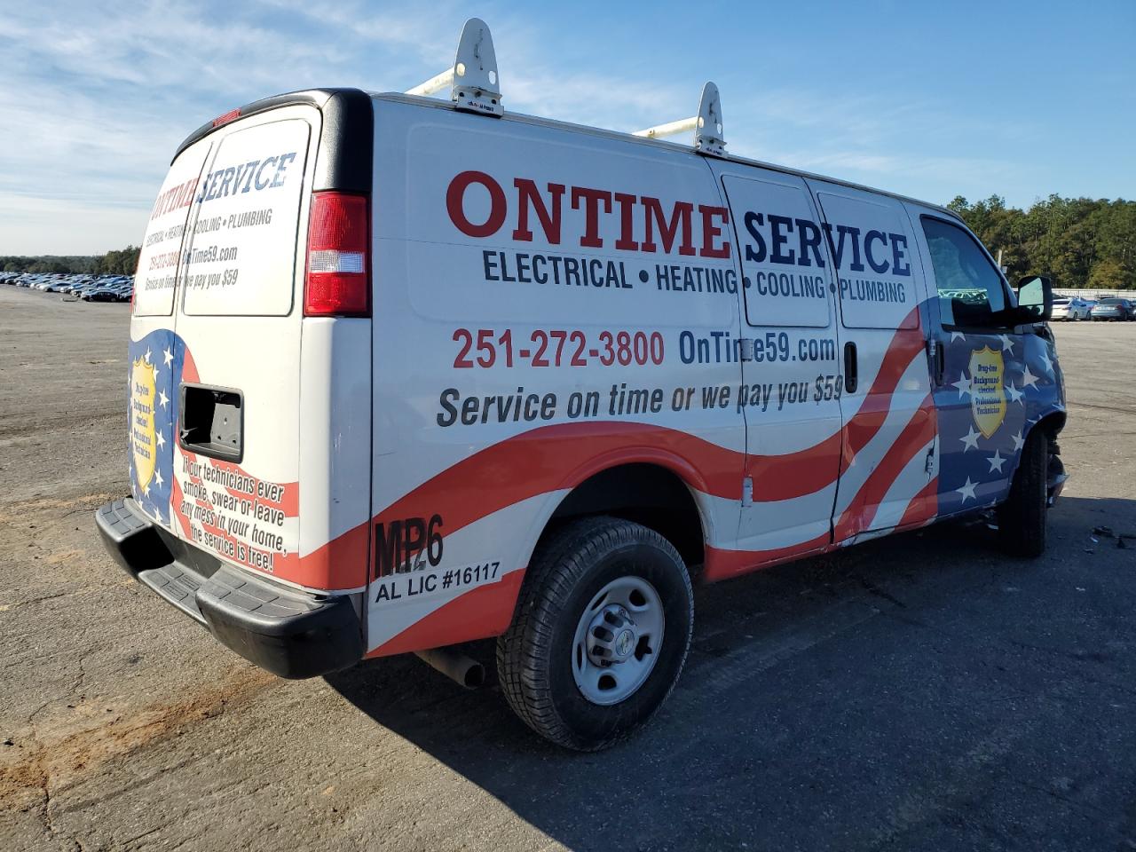 2021 CHEVROLET Express 2500 VIN 1GCWGAFP6M1312274 photo 3