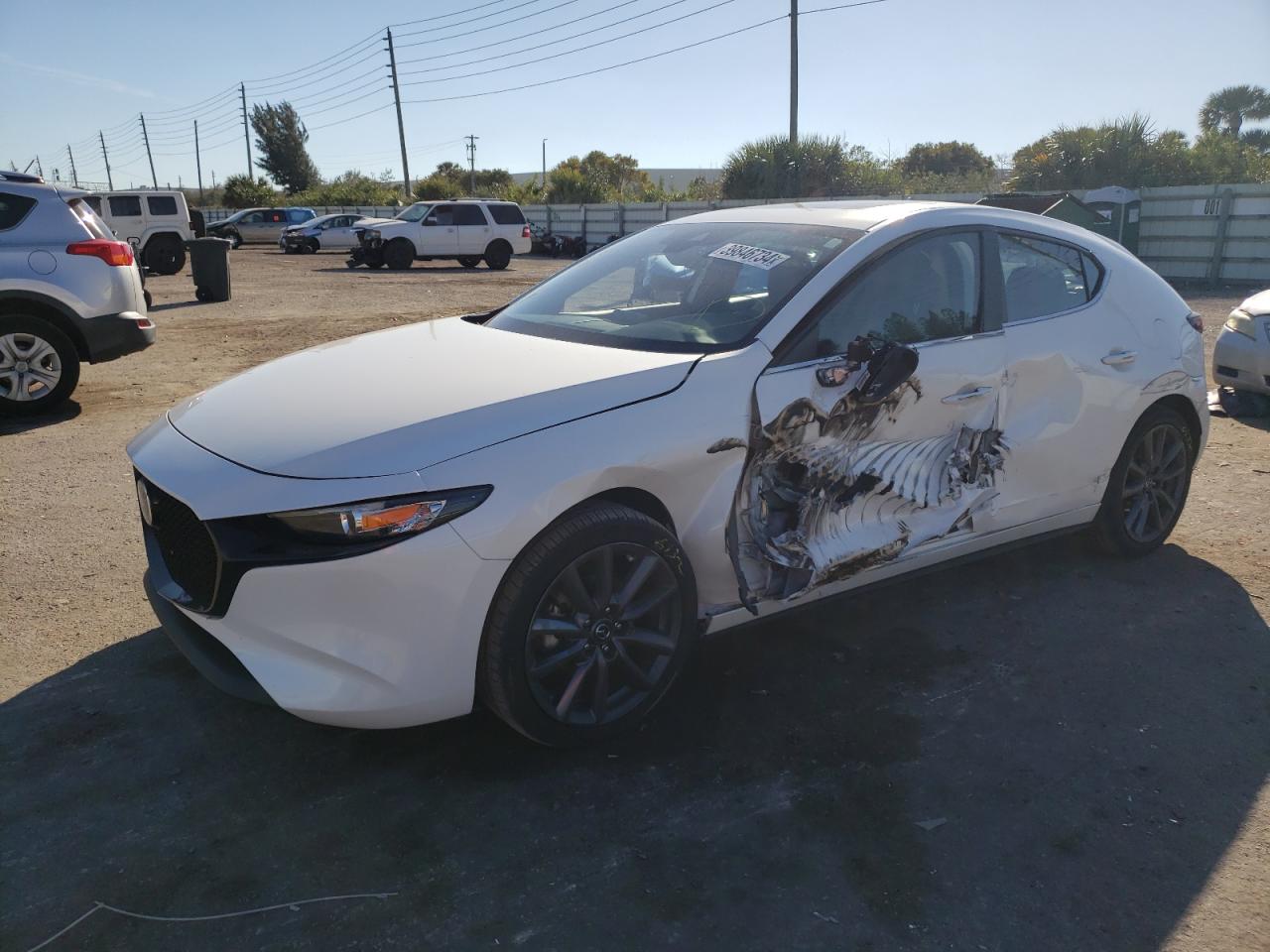 2021 MAZDA 3 VIN JM1BPALL9M1402034 photo 1