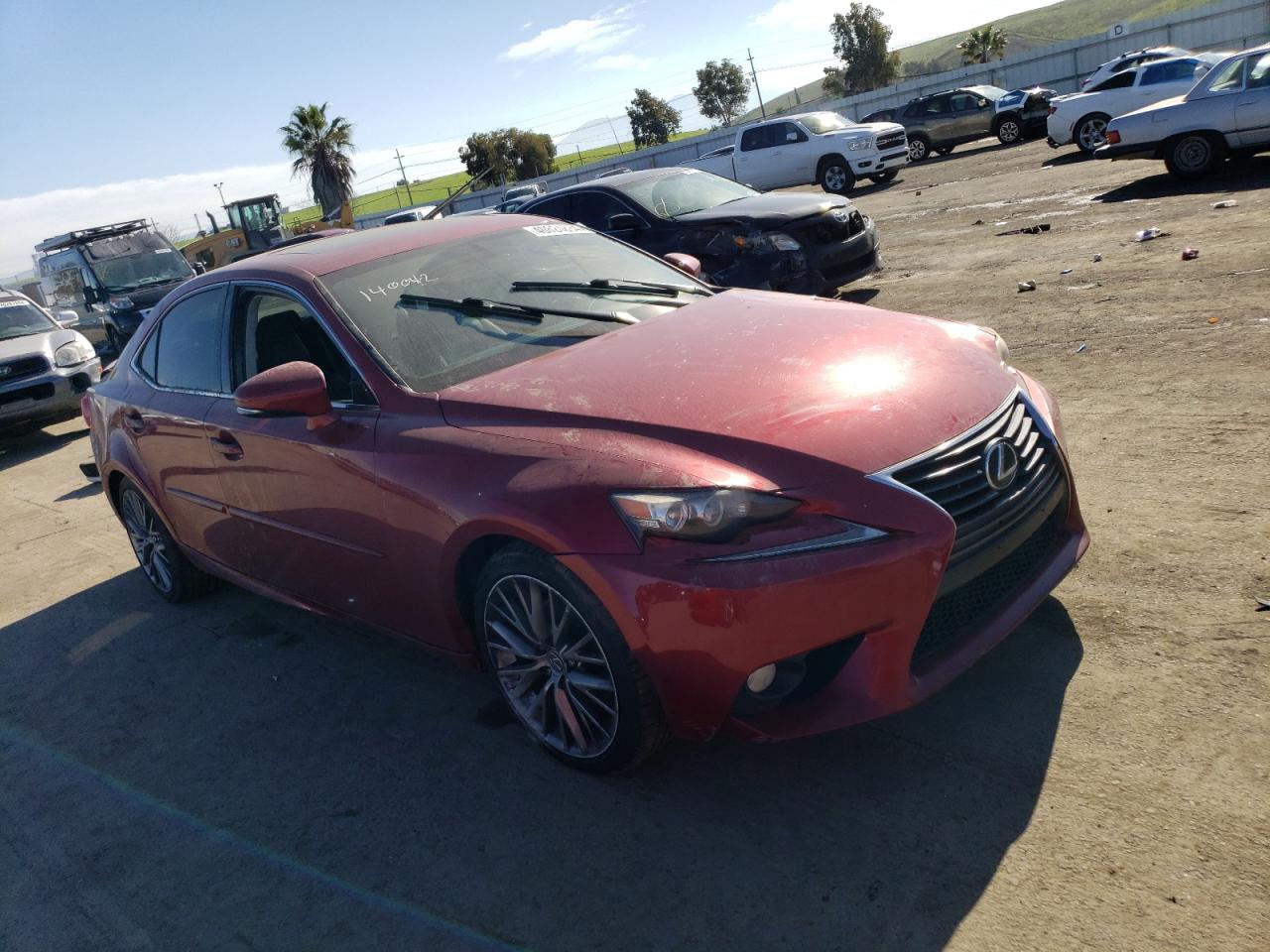 2014 LEXUS Is VIN JTHCF1D27E5004360 photo 4