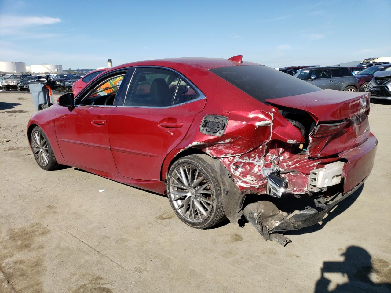 2014 LEXUS Is VIN JTHCF1D27E5004360 photo 2