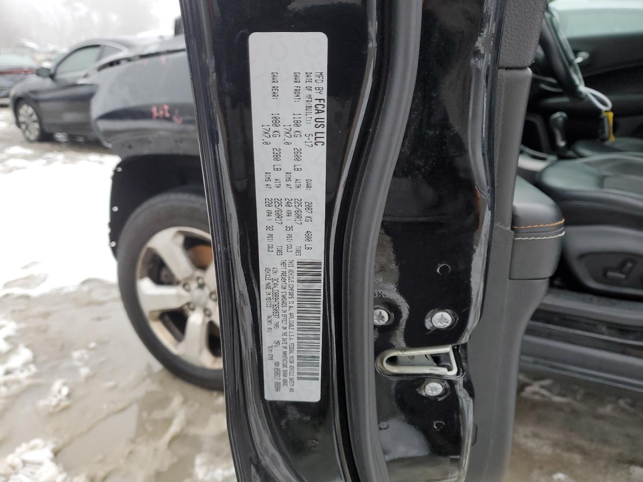 2017 JEEP Compass VIN 3C4NJDBB9HT650937 photo 12