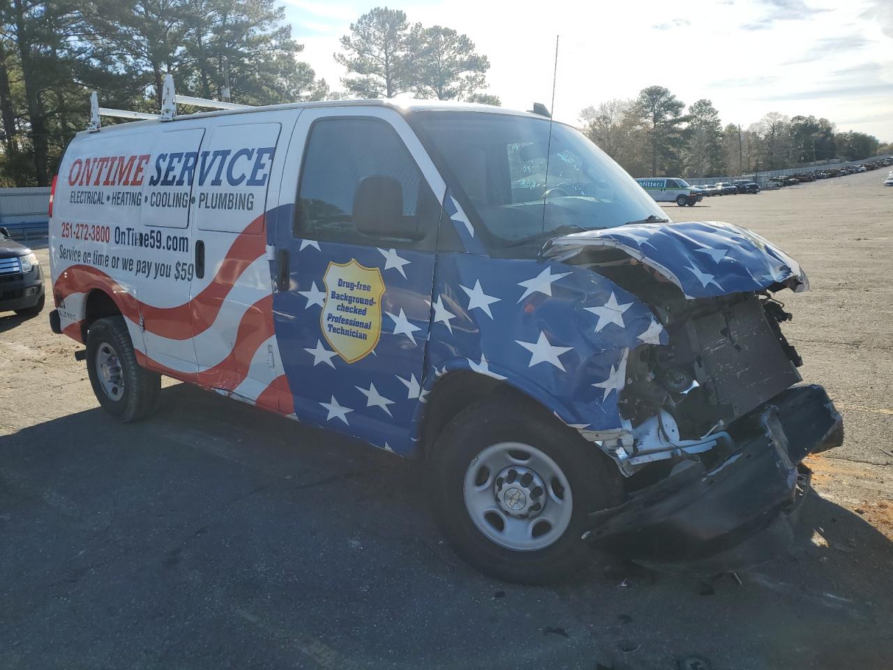 2021 CHEVROLET Express 2500 VIN 1GCWGAFP6M1312274 photo 4