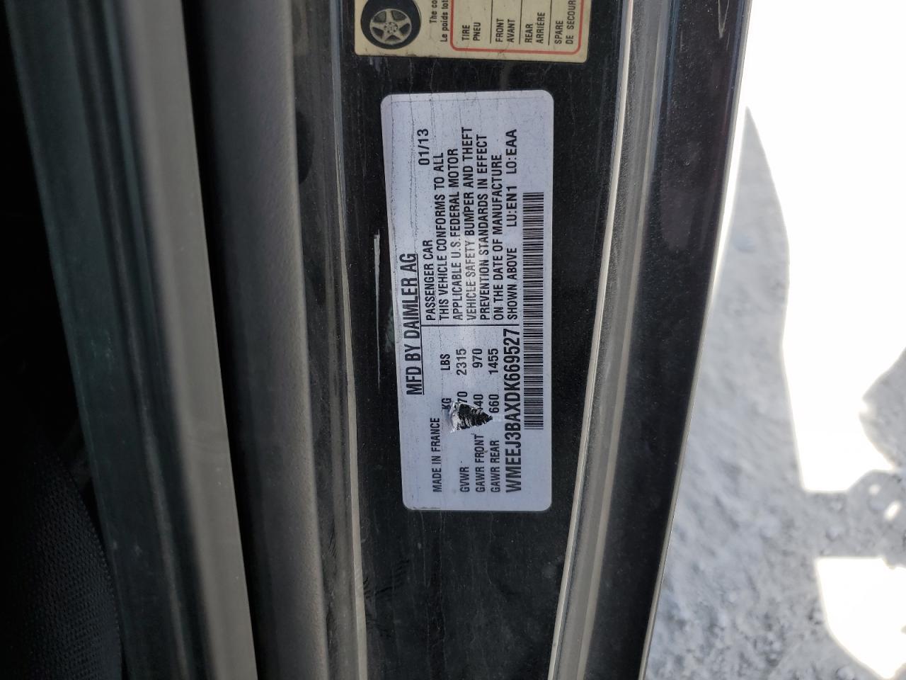 2013 SMART Fortwo VIN WMEEJ3BAXDK669527 photo 11