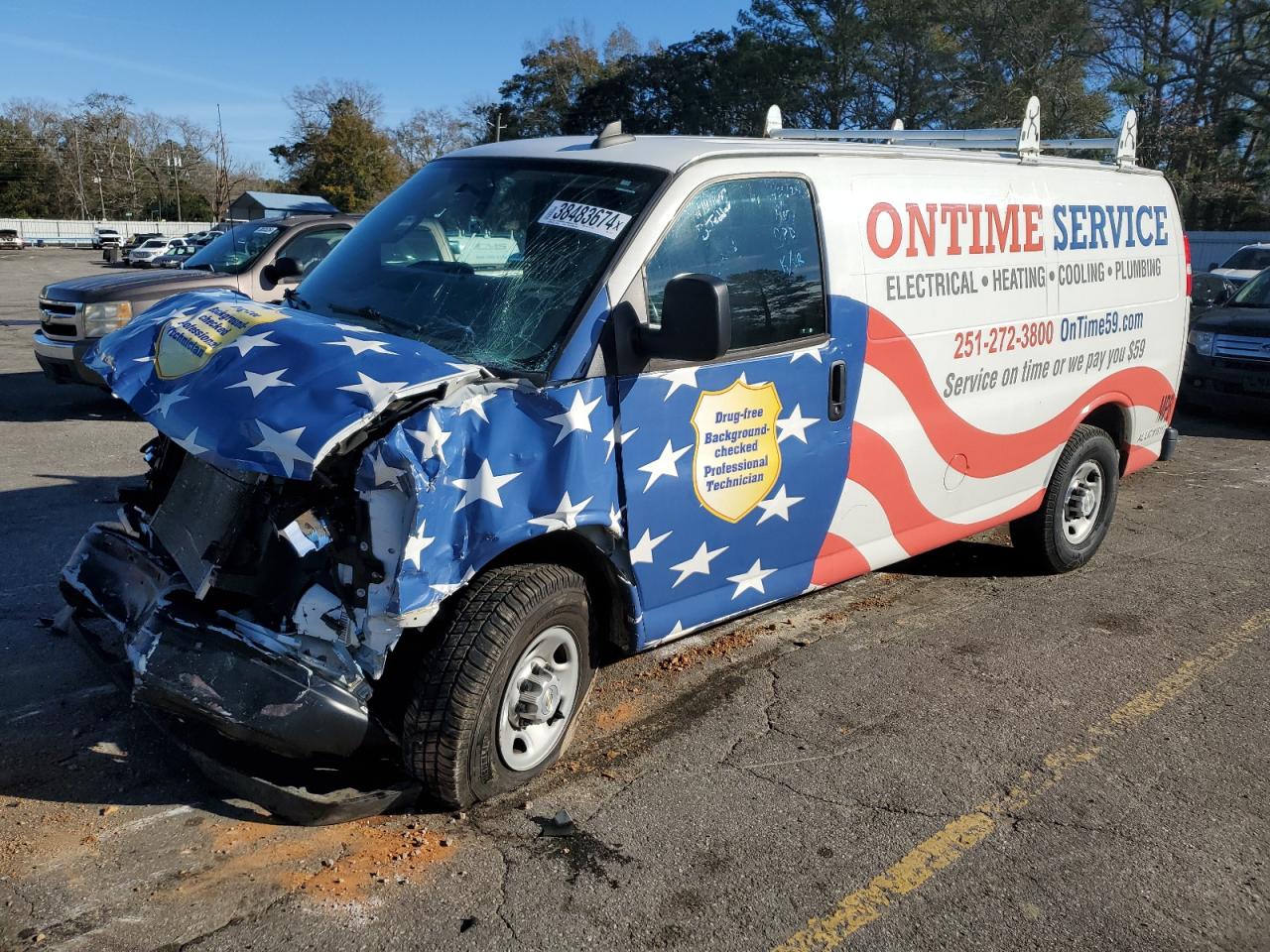 2021 CHEVROLET Express 2500 VIN 1GCWGAFP6M1312274 photo 1
