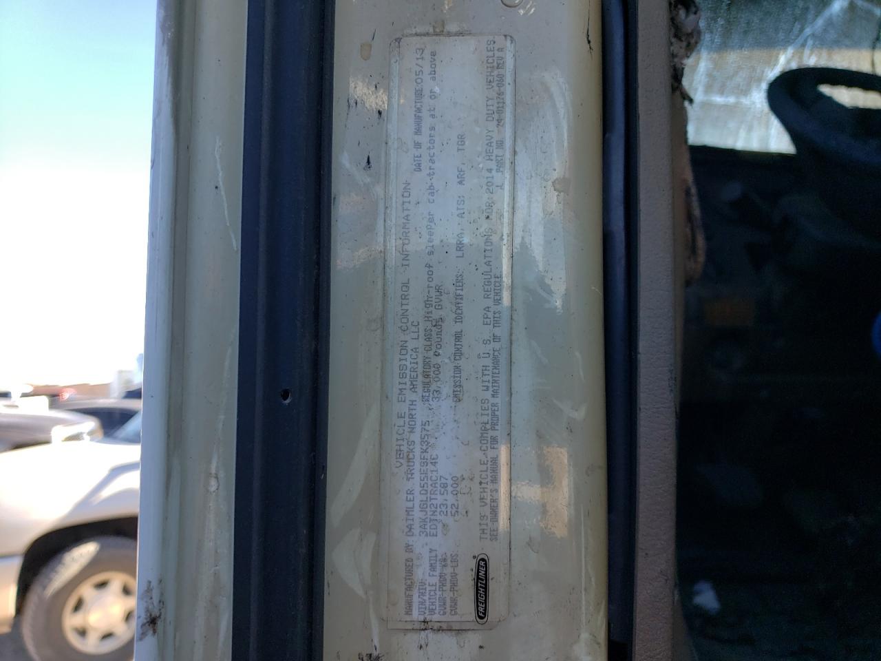 2014 FREIGHTLINER All other VIN 3AKJGLD55ESFK3575 photo 9