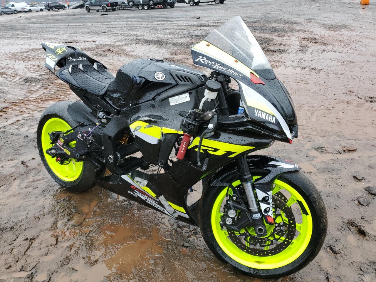2020 YAMAHA YZFR1 VIN JYARN66E3LA000826 photo 1