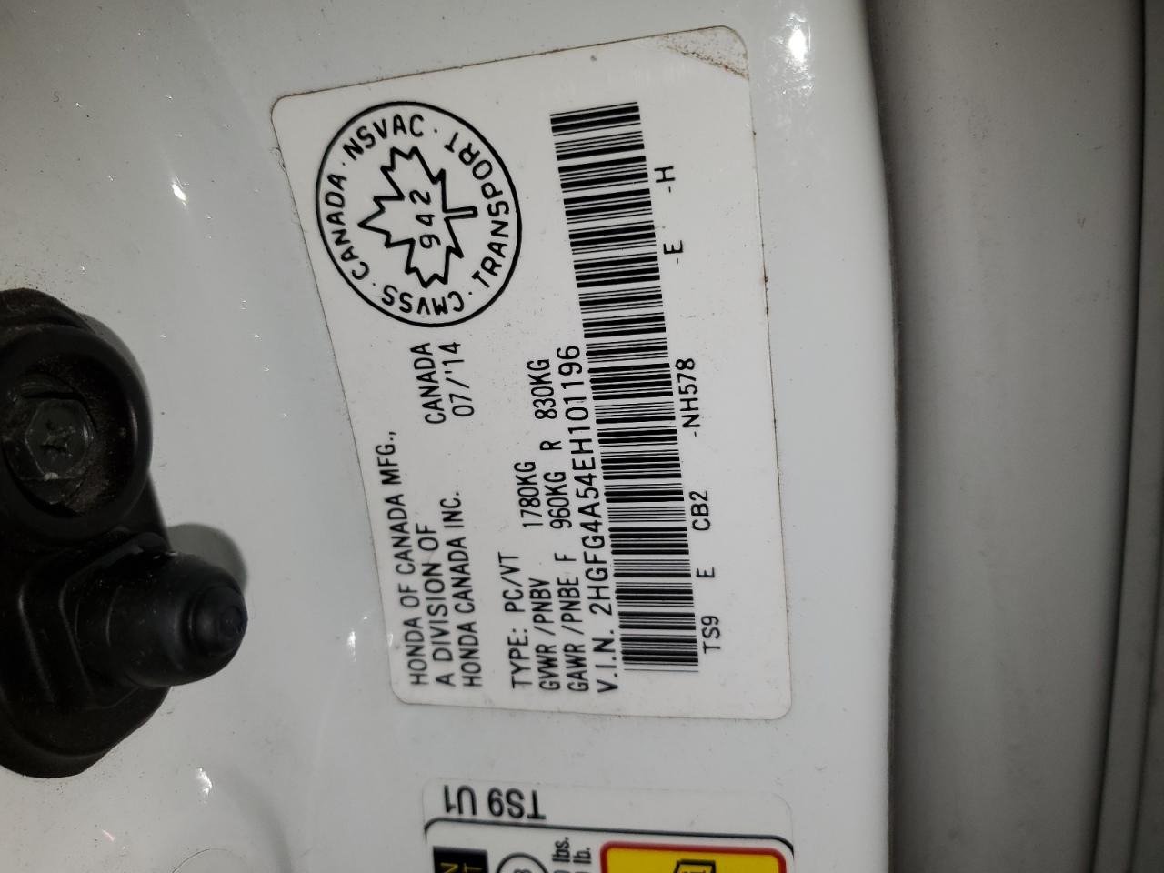 2014 HONDA Civic si VIN 2HGFG4A54EH101196 photo 12