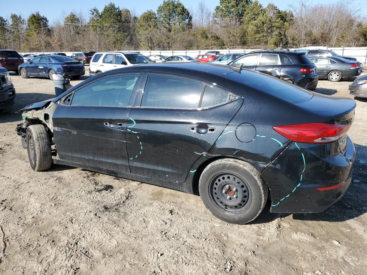 2018 Hyundai Elantra se VIN 5NPD74LF5JH376752 photo 2