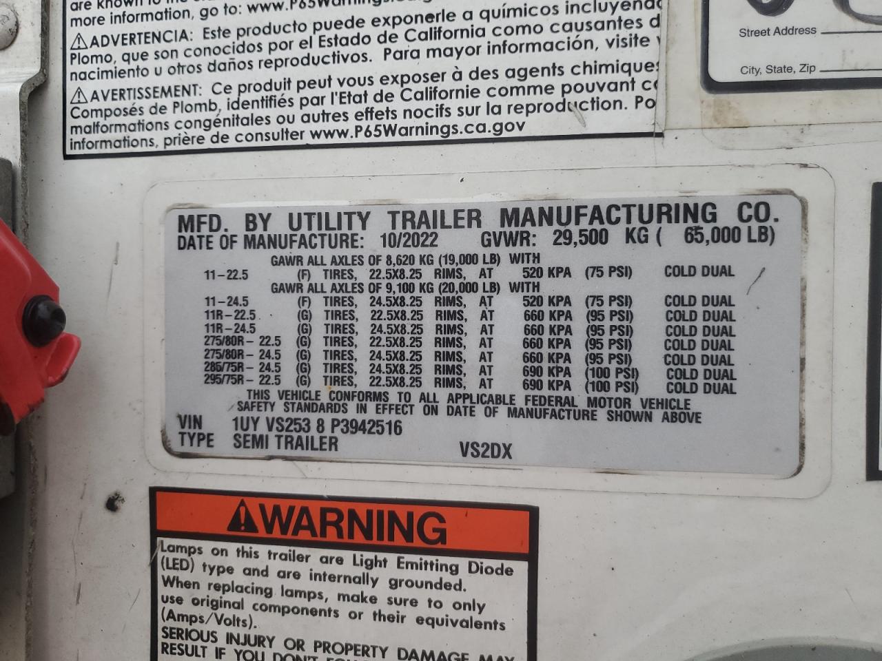 2023 WABA Dry freigh VIN 1UYVS2538P3942516 photo 10