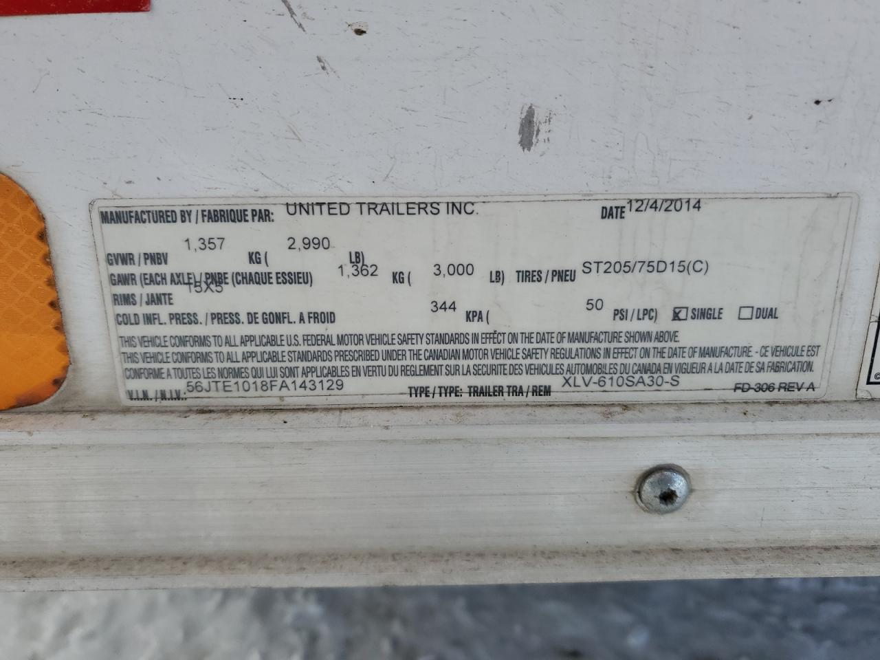 2015 OTHER Unknown VIN 56JTE1018FA143129 photo 10