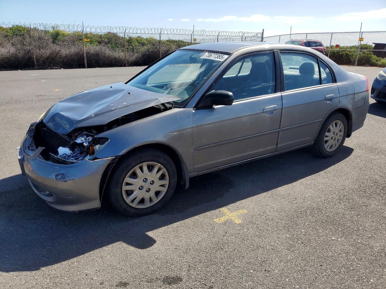 2005 Honda Civic VIN 2HGES16595H569278 photo 1