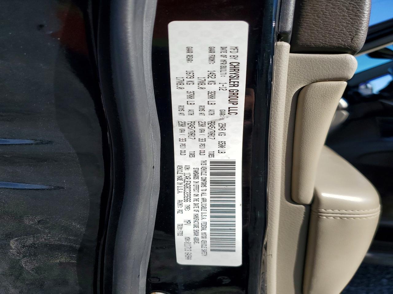 2012 Jeep Grand cher VIN 1C4RJEAG8CC229266 photo 12