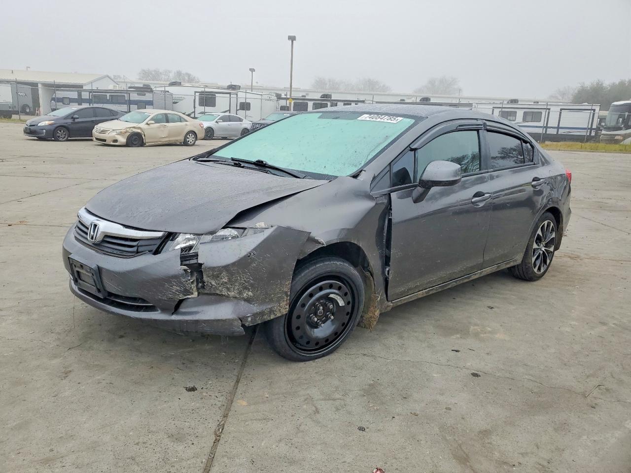 2012 Honda Civic VIN 2HGFB2F54CH584357 photo 1