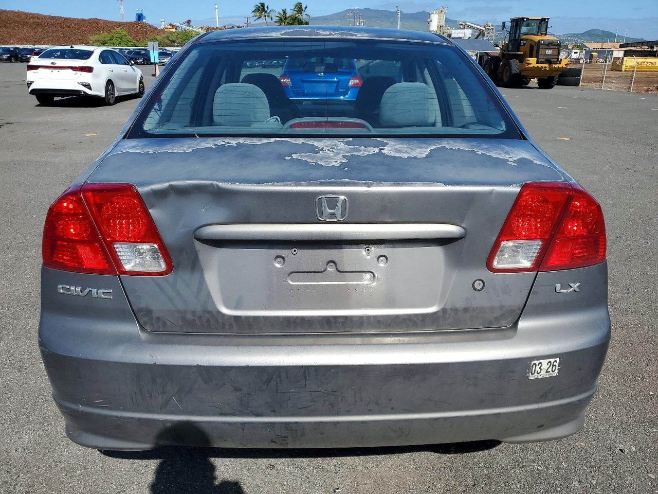 2005 Honda Civic VIN 2HGES16595H569278 photo 6