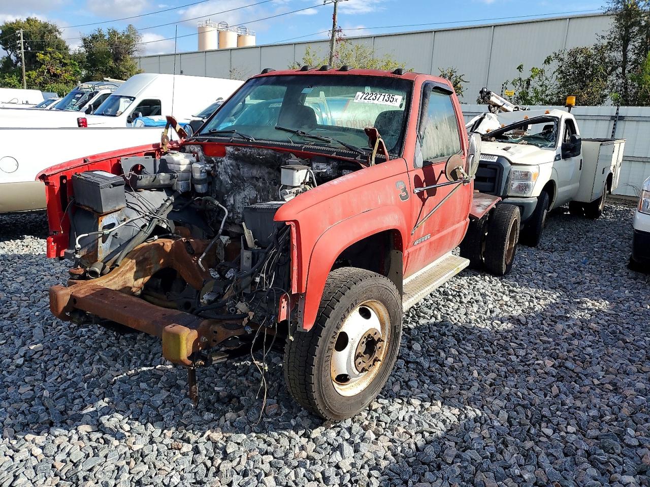 1999 GMC SIERRA VIN 1GDKC34F5XF050881 photo 2