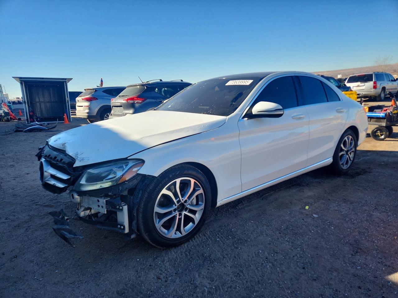 2018 Mercedes-Benz C class VIN WDDWF4JB5JR421392 photo 1