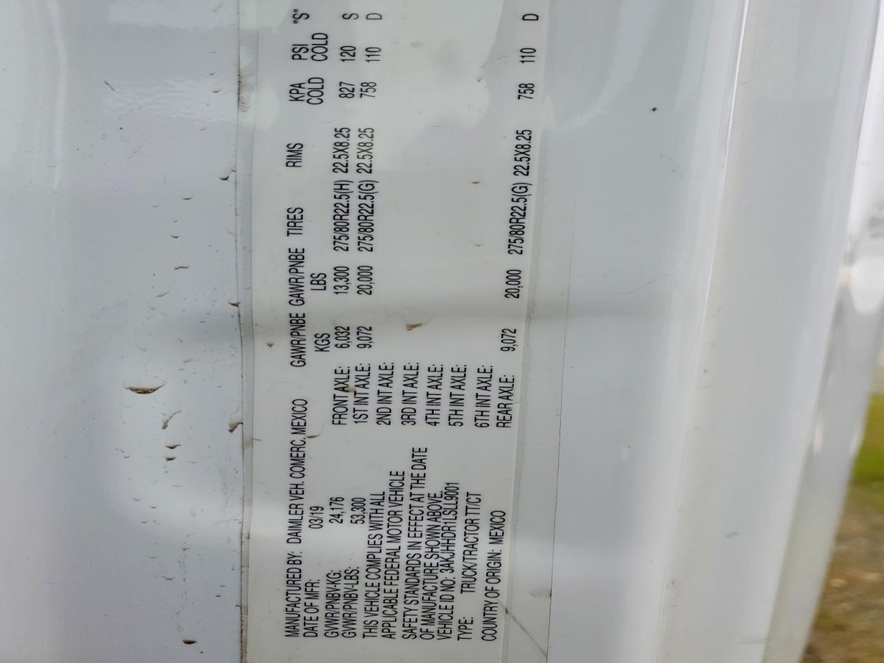 2020 FREIGHTLINER All other VIN 3AKJHHDR1LSLL9001 photo 10