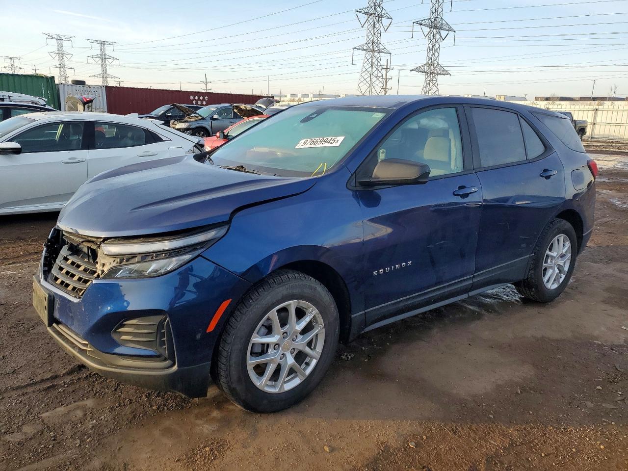 2022 Chev Equinox VIN 3GNAXHEV4NS113587 photo 1