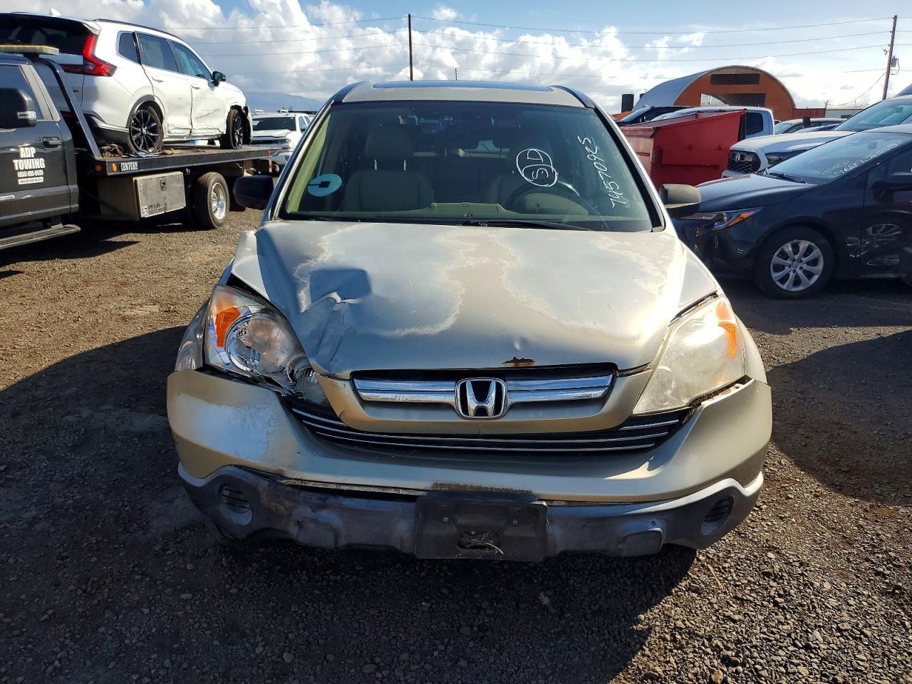 2007 Honda Crv VIN JHLRE38777C037165 photo 5
