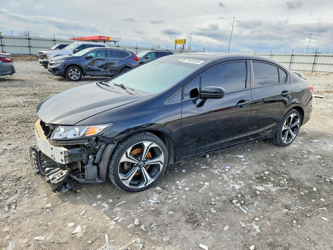 2015 Honda Civic VIN 2HGFB6E5XFH705390 photo 1