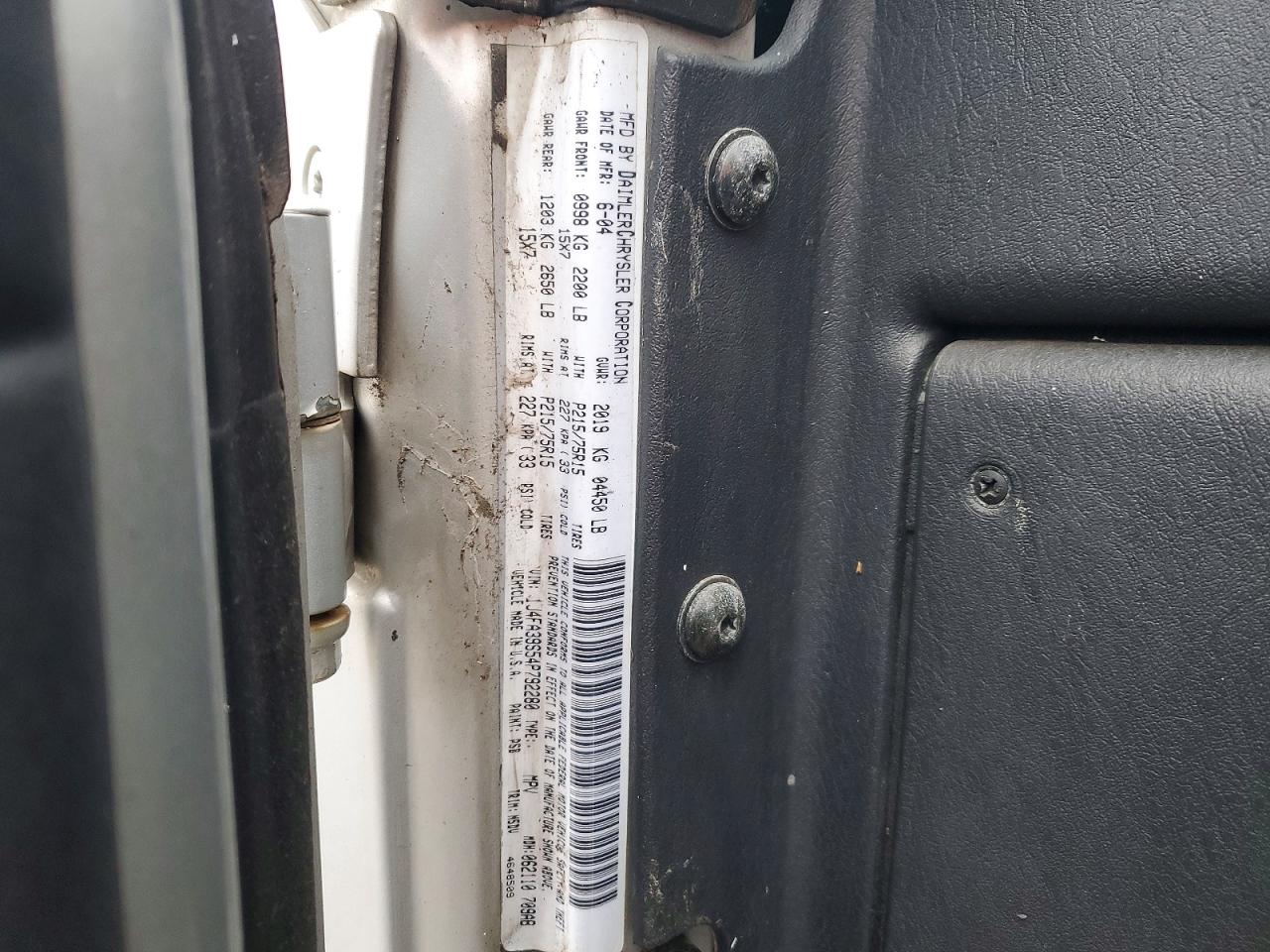 2004 Jeep Wrangler / VIN 1J4FA39S54P792280 photo 12