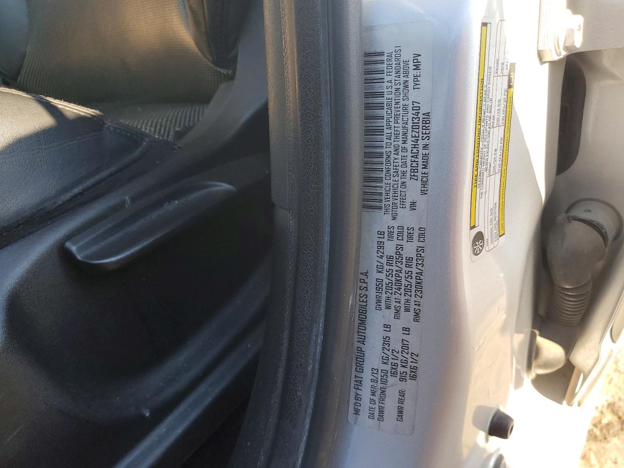 2014 Fiat 500 VIN ZFBCFACH4EZ013407 photo 12