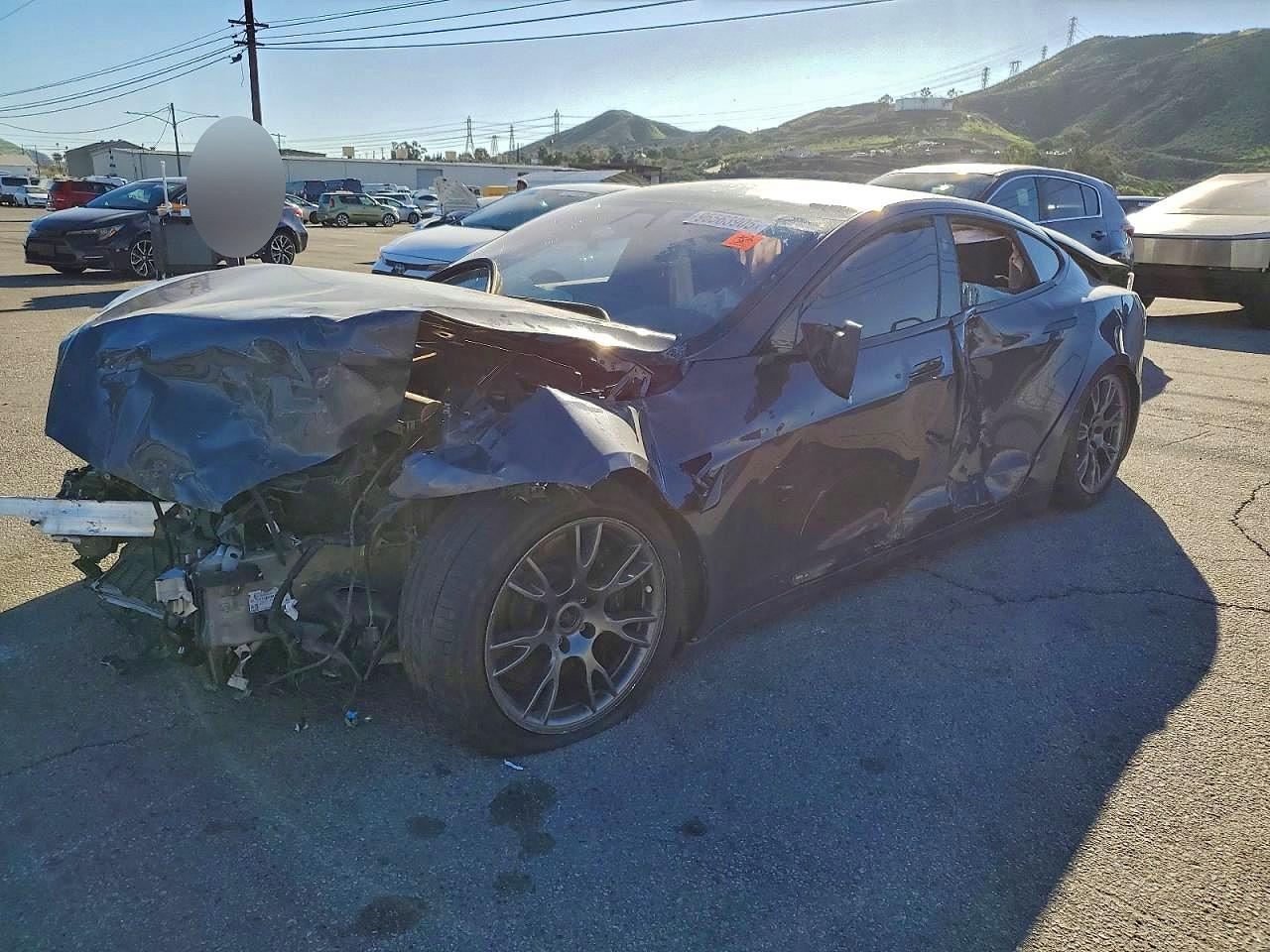 2021 Tesla Model s VIN 5YJSA1E6XMF444101 photo 1