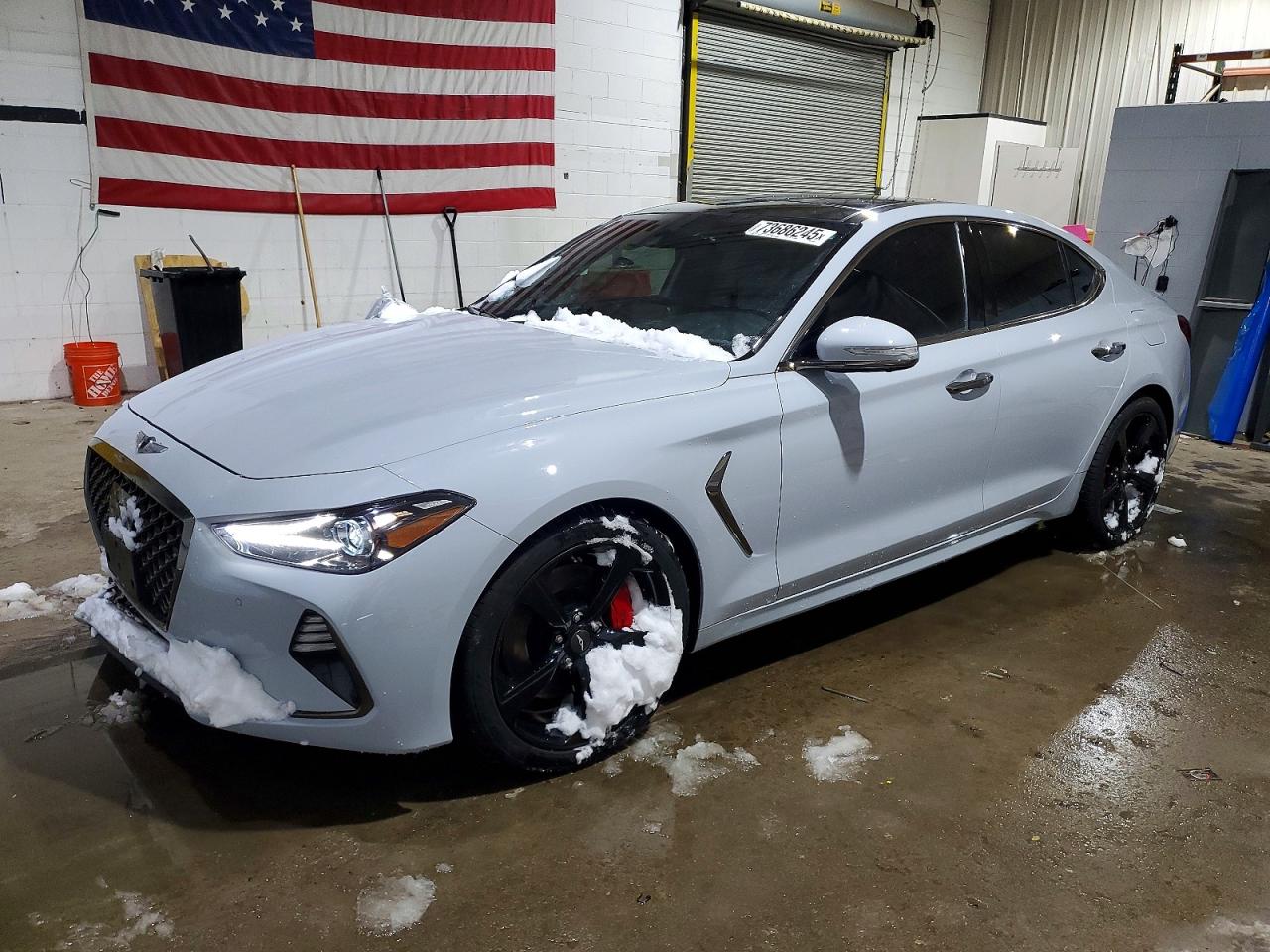 2021 Genesis G70 VIN KMTG34LEXMU074398 photo 1
