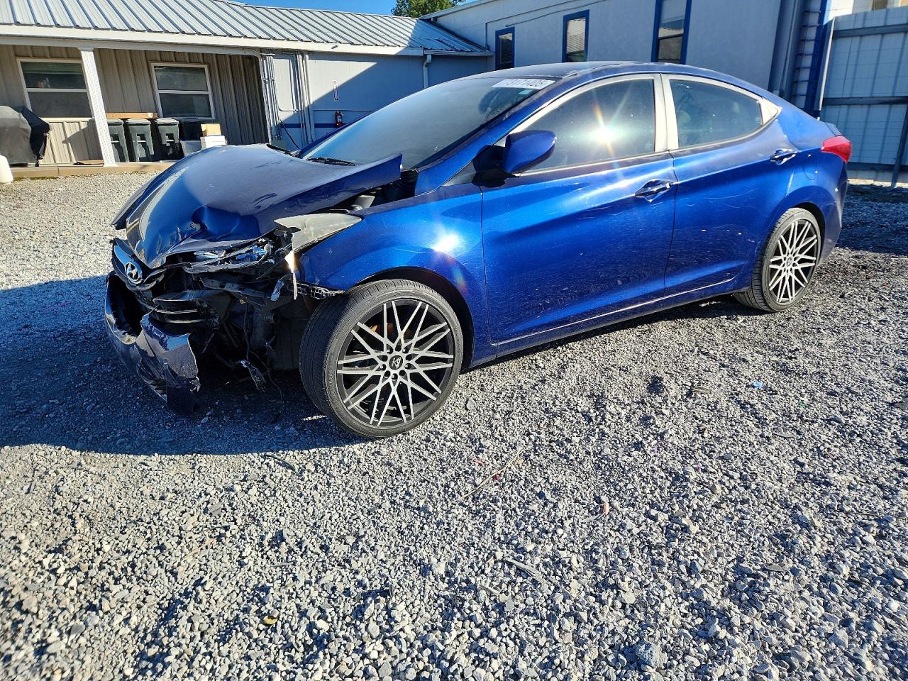 2013 Hyun Elantra VIN KMHDH4AE1DU870166 photo 1