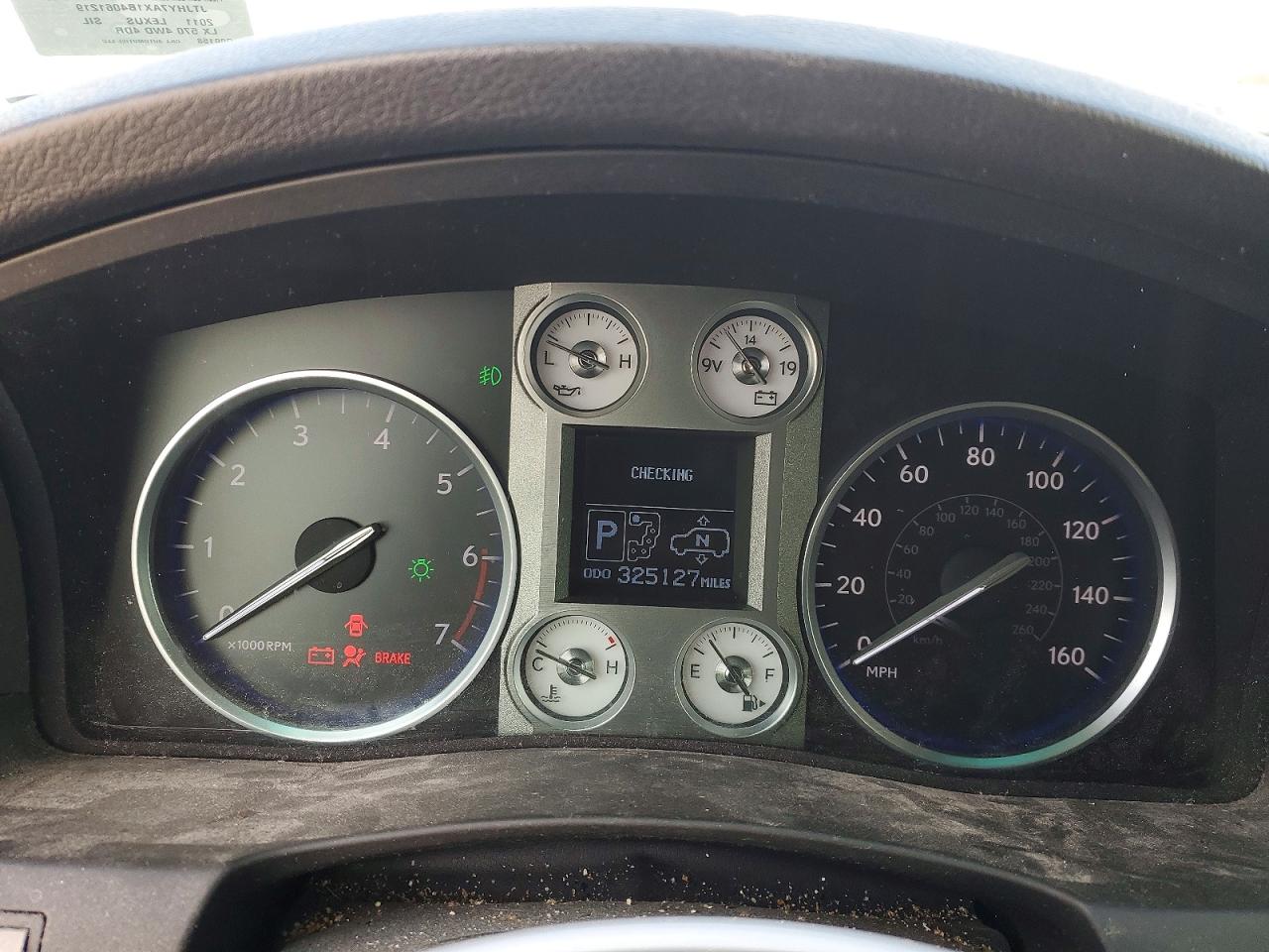 2011 Lexus Lx570 VIN JTJHY7AX1B4061219 photo 9