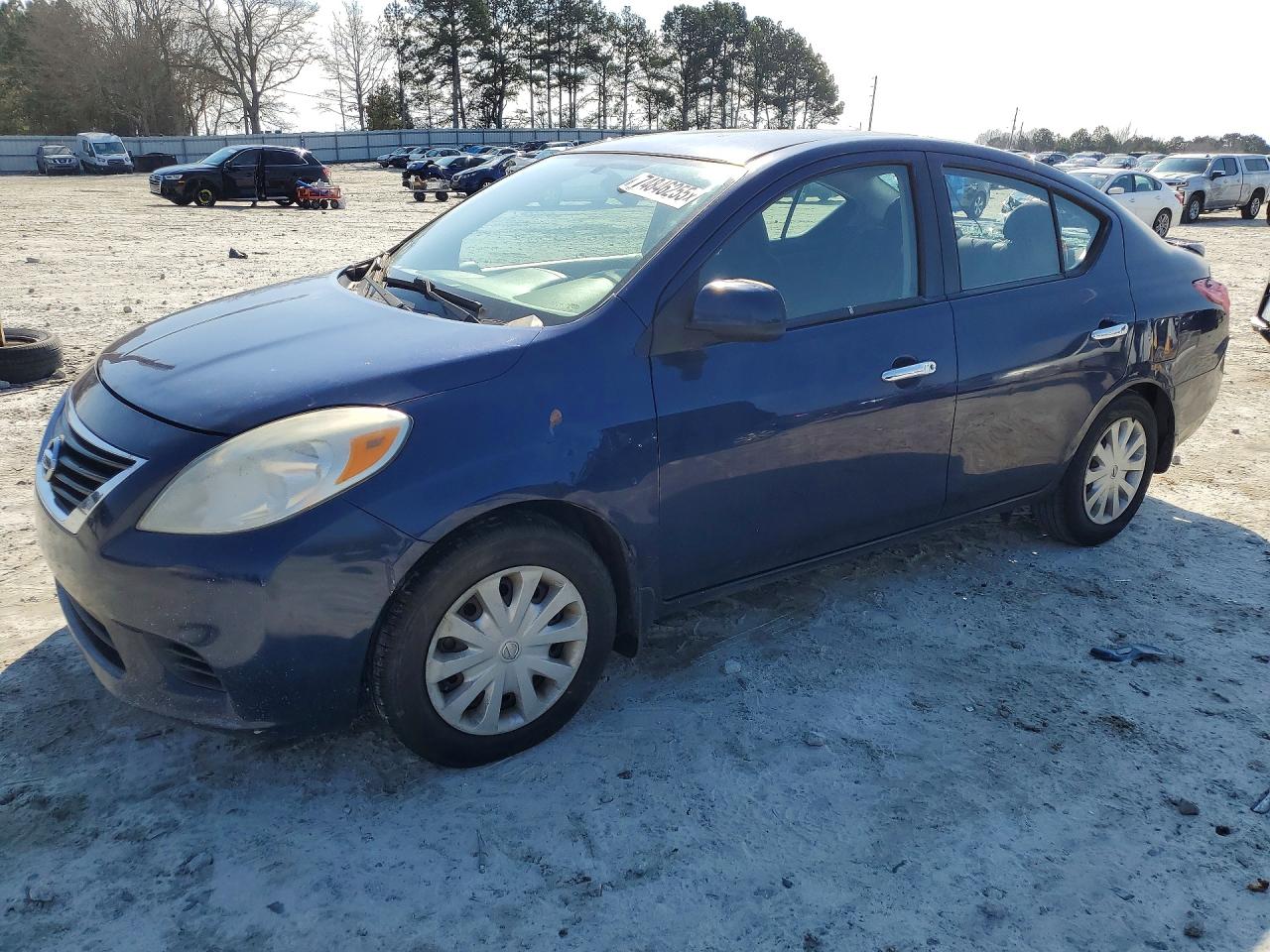 2014 NISS Versa VIN 3N1CN7AP4EK455195 photo 1