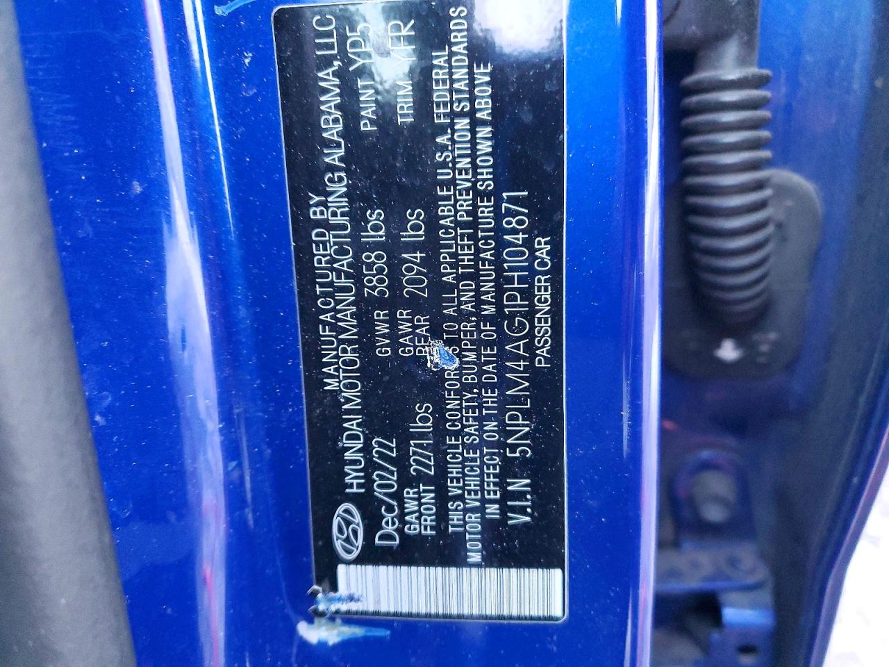2023 Hyundai Elantra VIN 5NPLM4AG1PH104871 photo 12