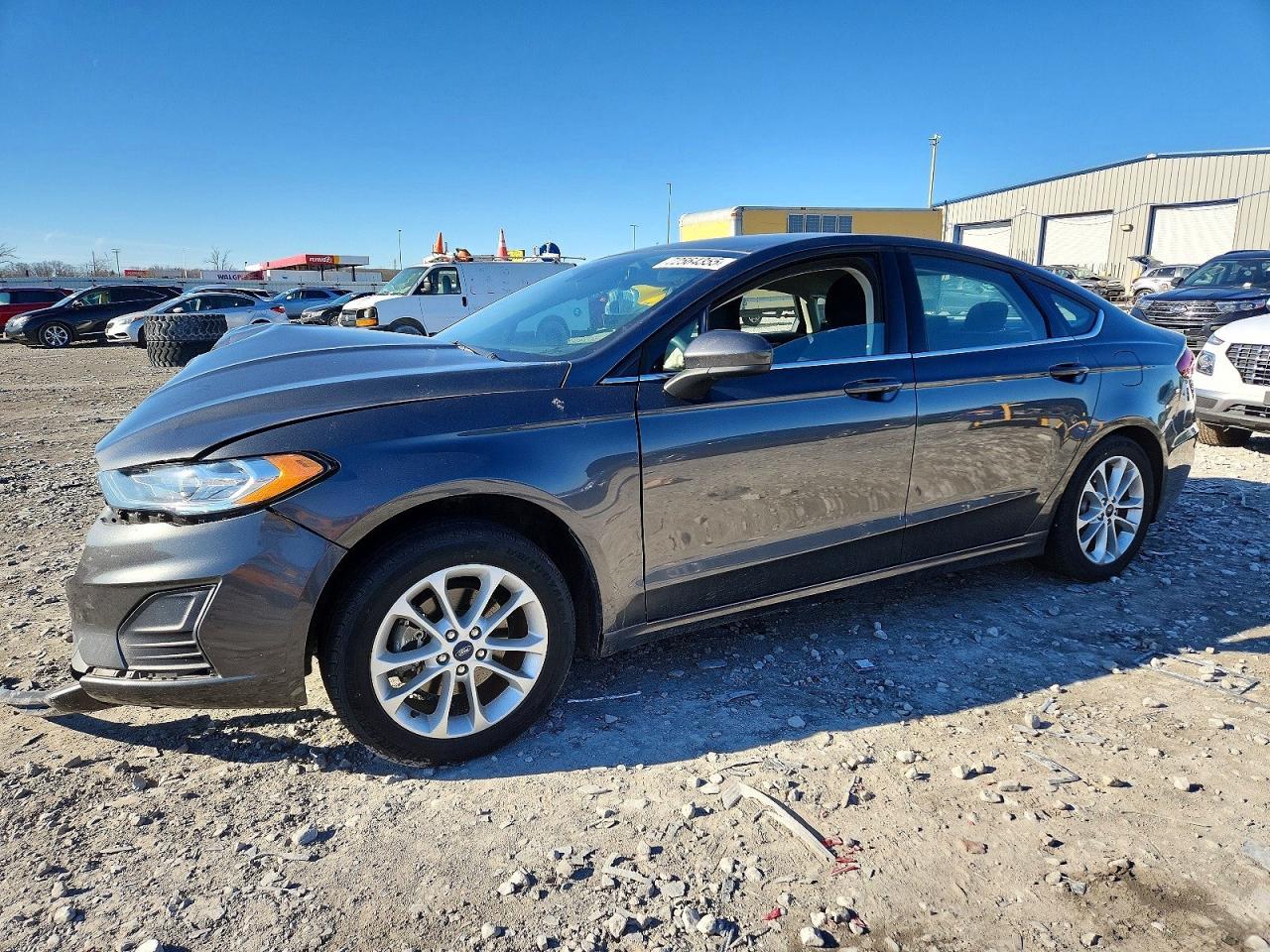 2019 Ford Fusion VIN 3FA6P0HD7KR172225 photo 1