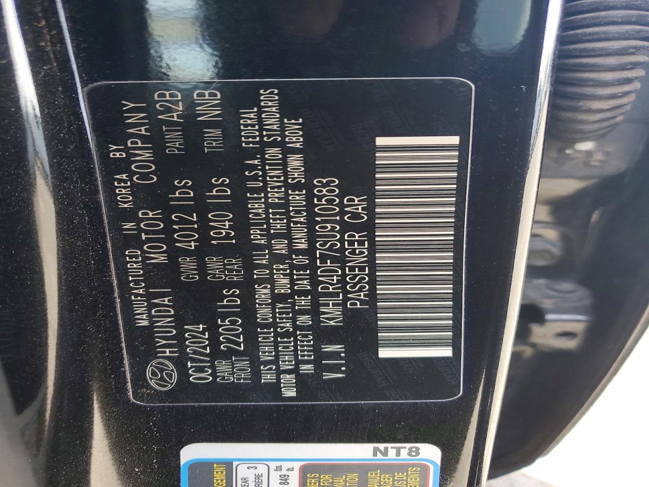 2025 Hyundai Elantra VIN KMHLR4DF7SU910583 photo 12