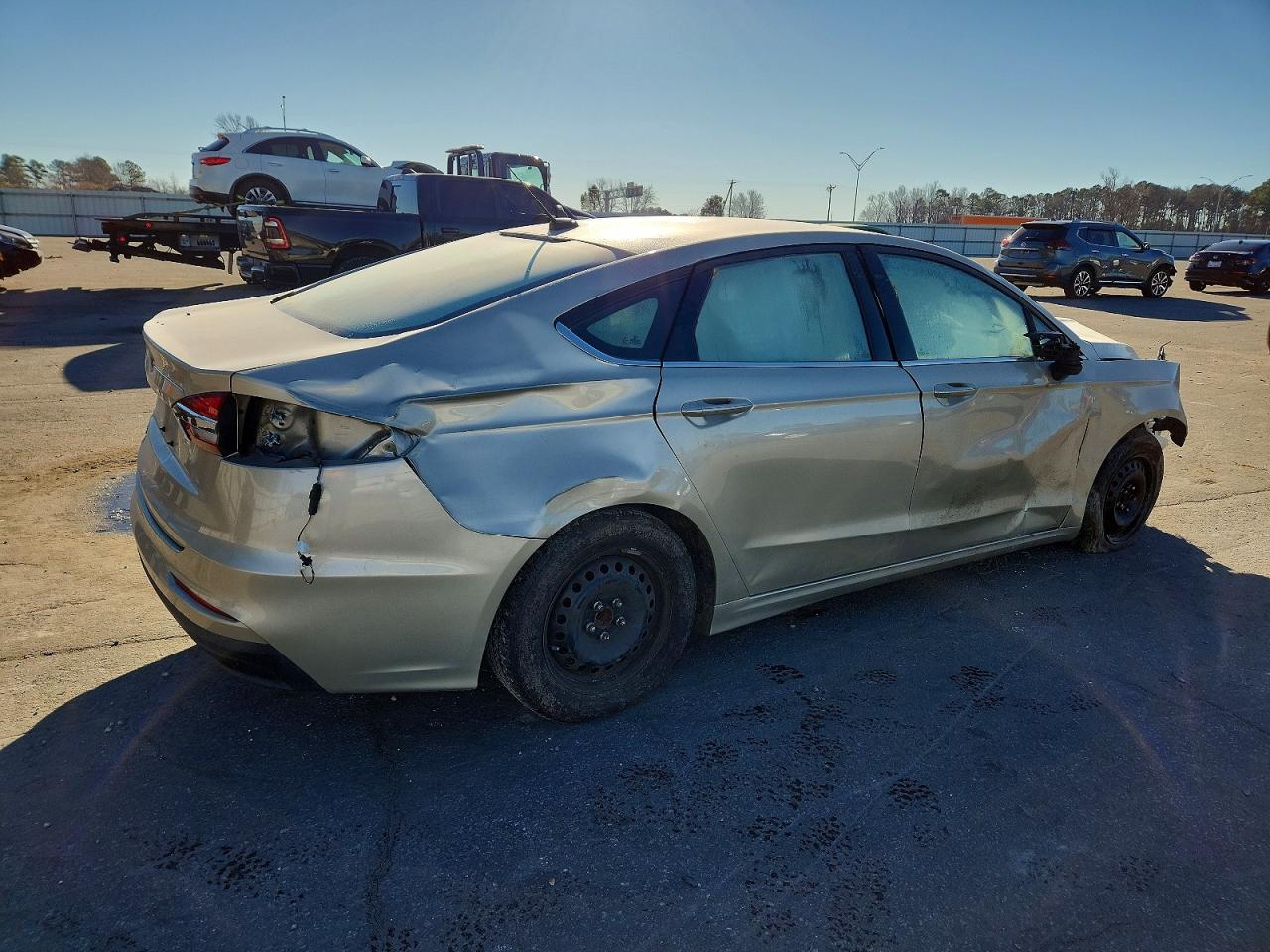 2019 Ford Fusion VIN 3FA6P0G78KR160354 photo 3
