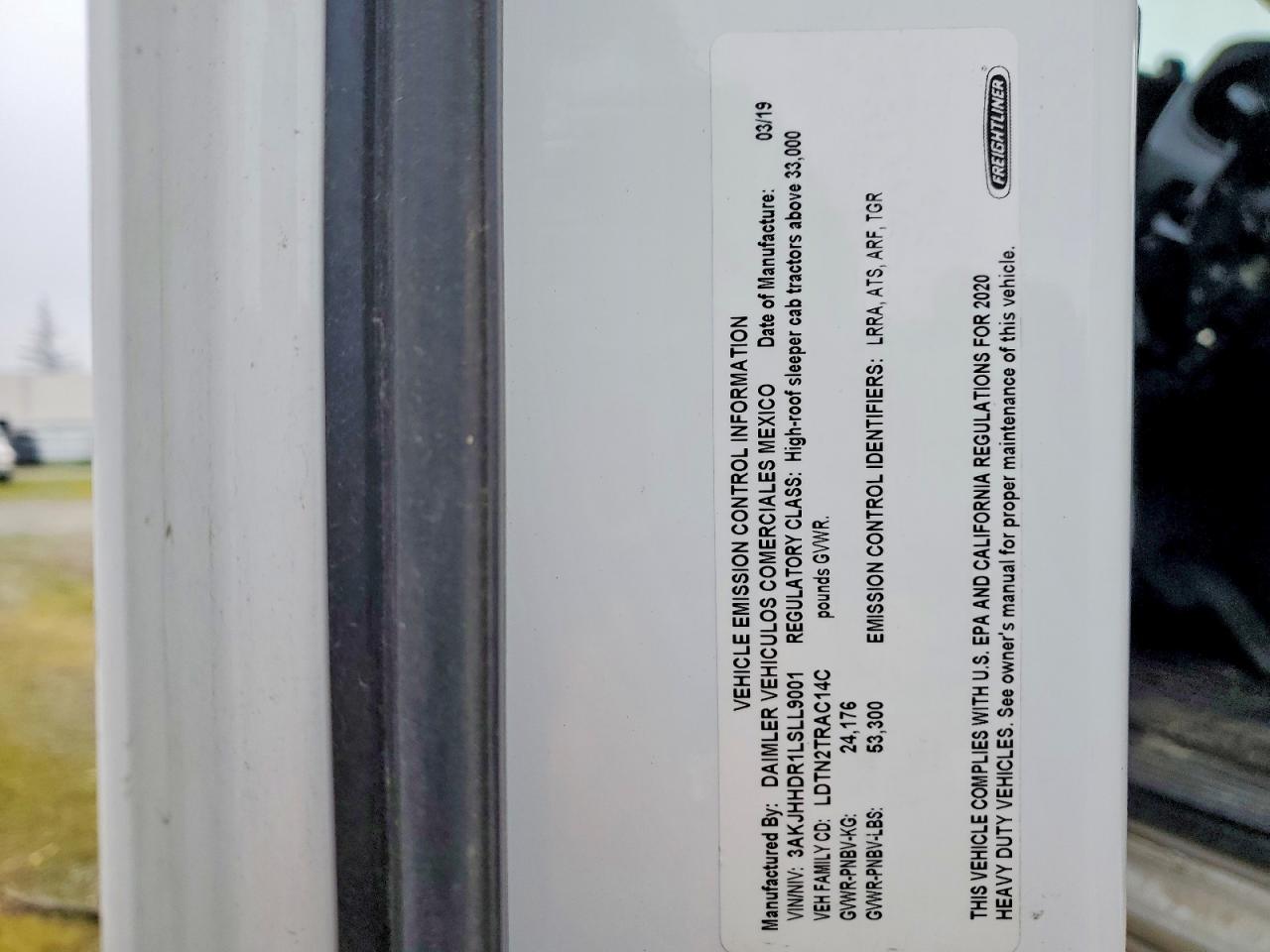 2020 FREIGHTLINER All other VIN 3AKJHHDR1LSLL9001 photo 9