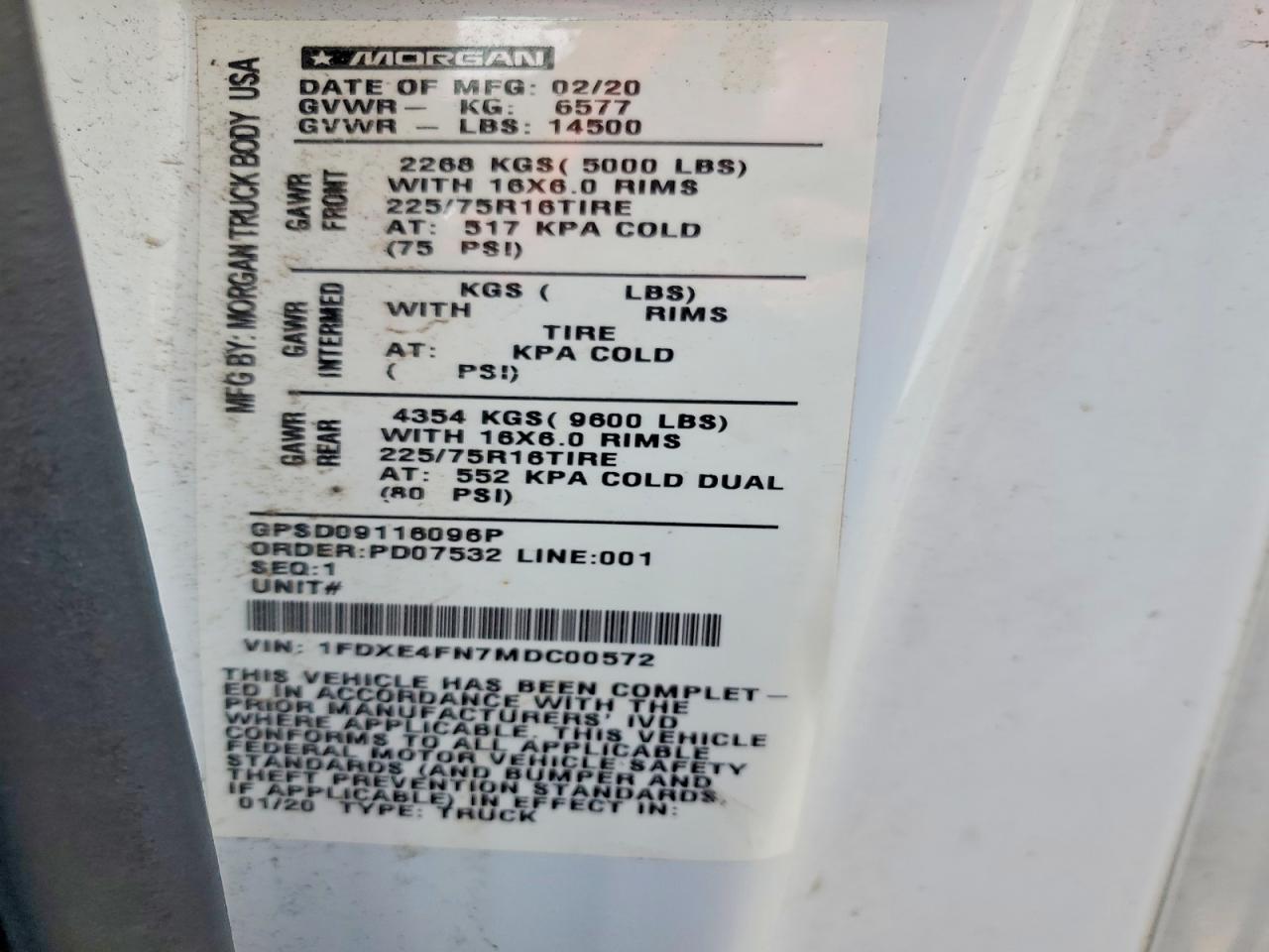 2021 Ford Econoline VIN 1FDXE4FN7MDC00572 photo 6