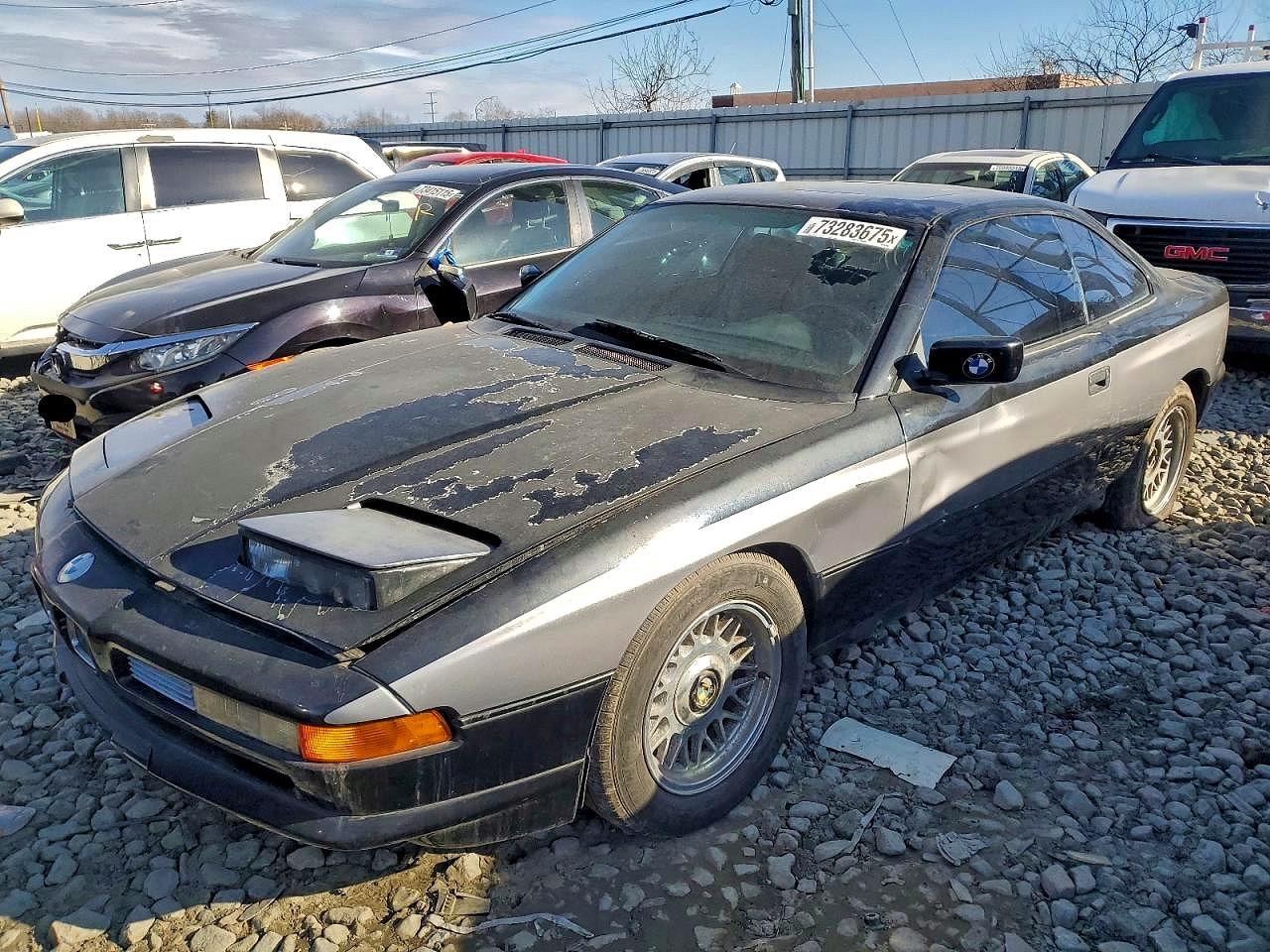 1991 BMW 8 series VIN WBAEG2316MCB72359 photo 1