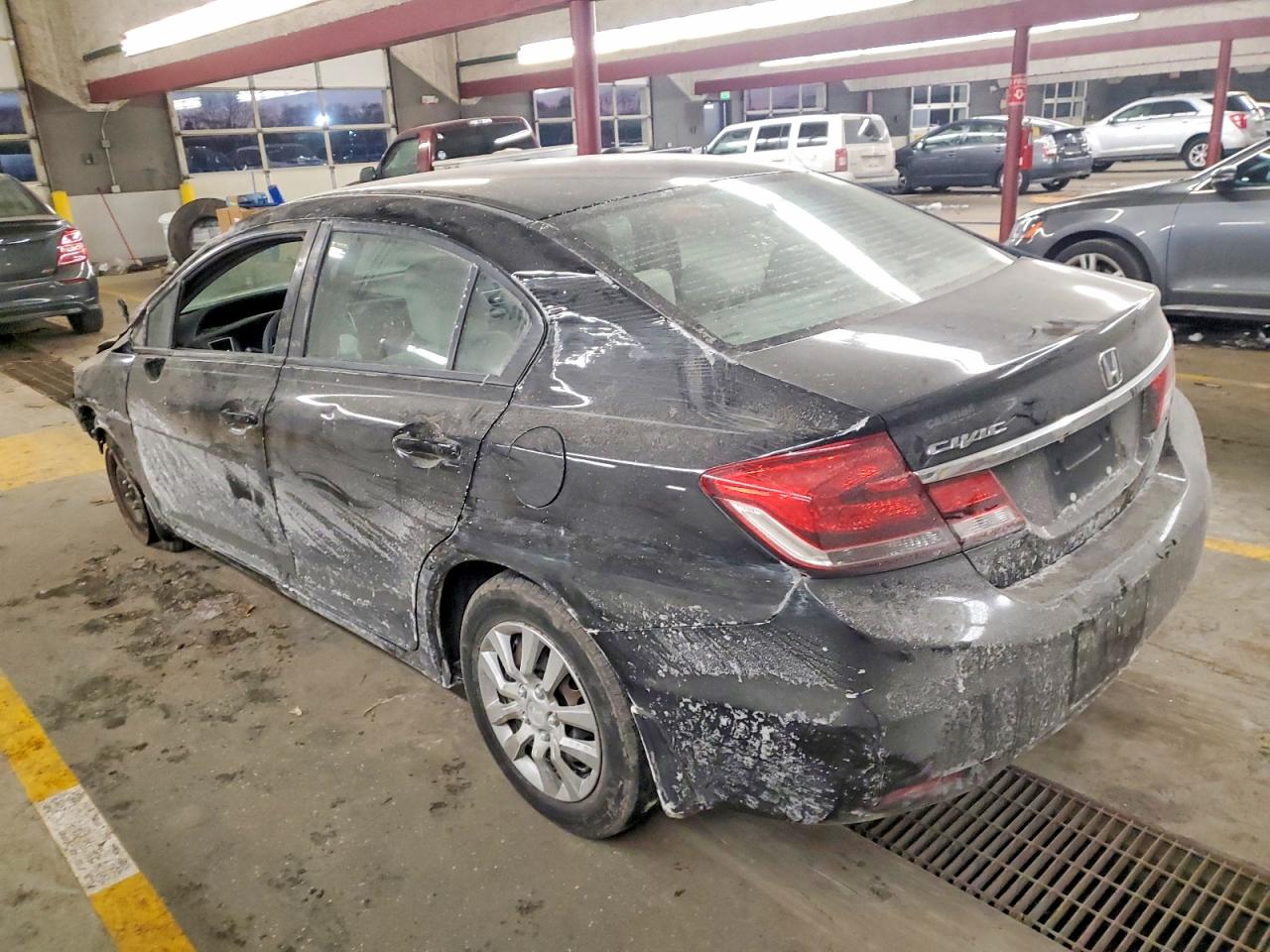 2013 Honda Civic VIN 19XFB2F58DE216808 photo 2